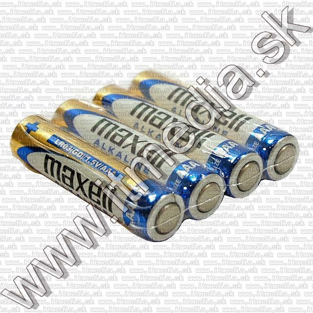 Image of Maxell battery ALKALINE 4xAAA LR03 *Foil* (IT8443)